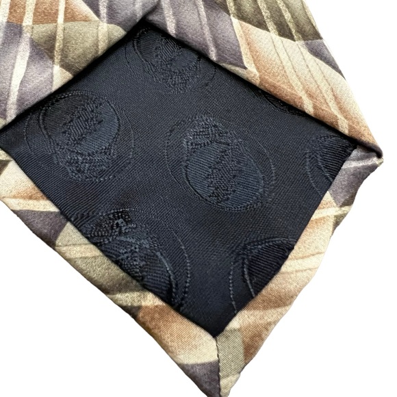 2/$15 Grateful Dead Crazy Fingers Third Set 100% Silk Tie 90s vintage 4" x 55.5" - Picture 7 of 10